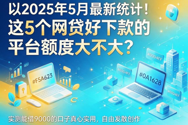 2025年5月最新统计!这5个网贷好下款的平台额度大不大?实测能借9000的口子真心实用