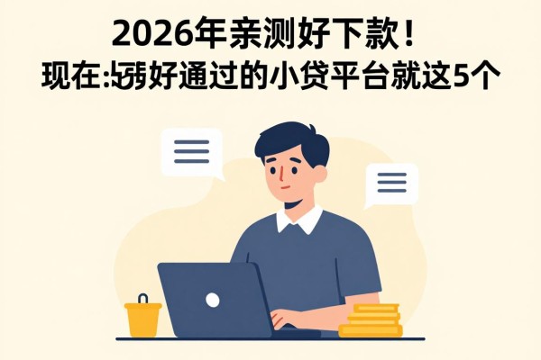 2026年亲测好下款！现在比较好通过的小贷平台就这5个，急用钱速看