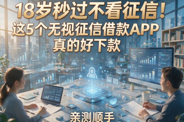 18岁秒过不看征信！这5个无视征信借款APP真的好下款，亲测顺手