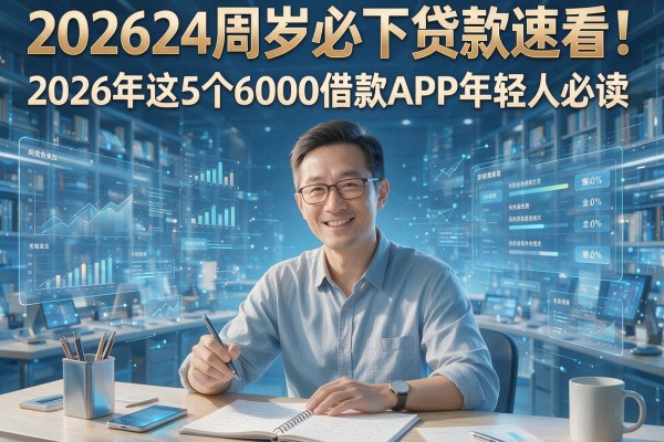 202624周岁必下贷款速看!2026年这5个6000借款APP年轻人必读