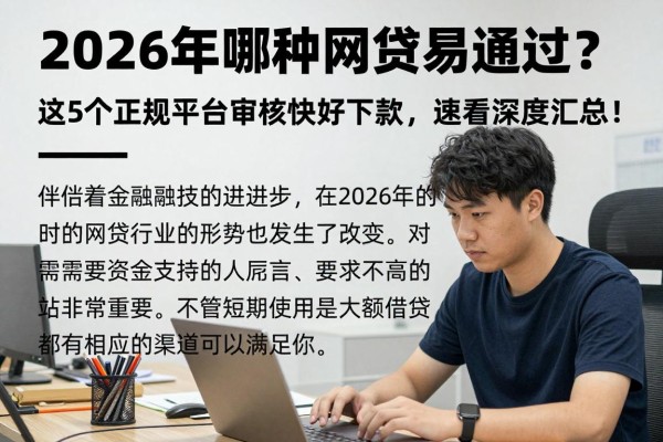 2026年哪种网贷易通过?这5个正规平台审核快好下款,速看深度汇总!