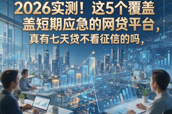 2026实测!这5个覆盖短期应急的网贷平台,真有七天贷不看征信的吗?