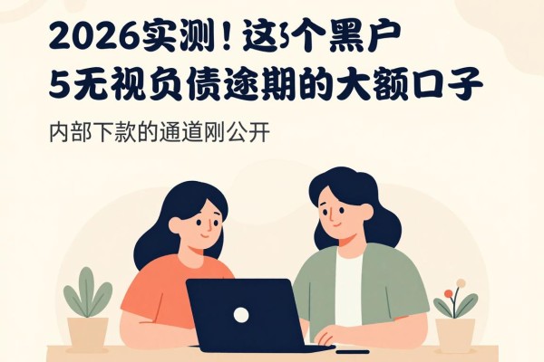 2026实测！这5个黑户无视负债逾期的大额口子，内部下款通道刚公开