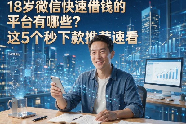 18岁微信快速借钱的平台有哪些?这5个秒下款推荐速看!