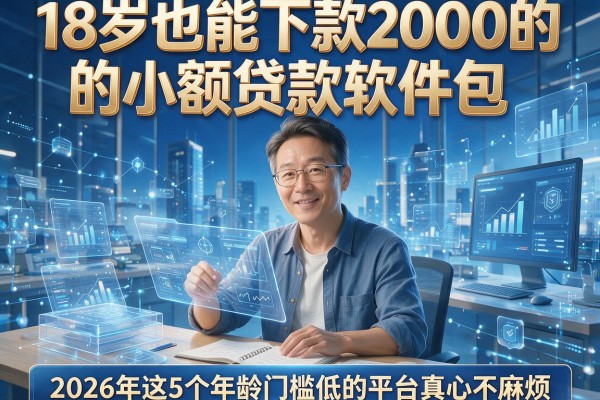 18岁也能下款2000的小额贷款软件包,2026年这5个年龄门槛低的平台真心不麻烦
