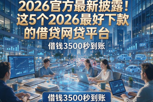 2026官方最新披露！这5个2026最好下款的借贷网贷平台，借钱3500秒到账！