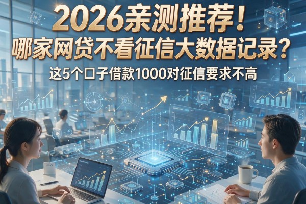 2026亲测推荐！哪家网贷不看征信大数据记录？这5个口子借款1000对征信要求不高