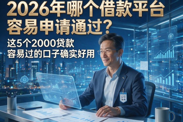2026年哪个借款平台容易申请通过?这5个2000贷款容易过的口子确实好用!