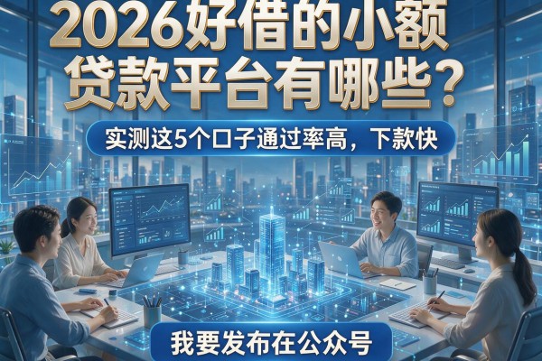 2026好借的小额贷款平台有哪些?实测这5个口子通过率高、下款快!