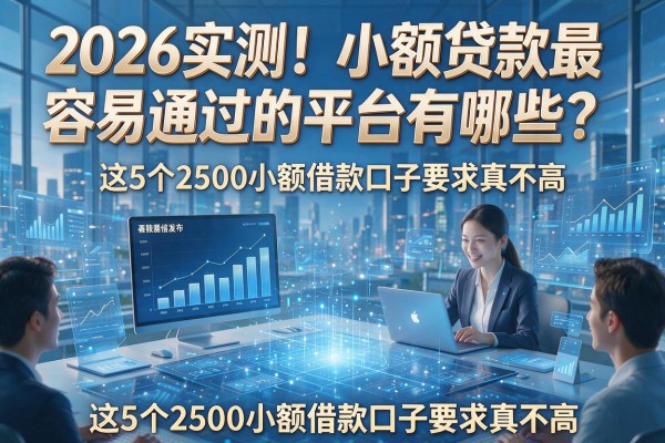2026实测！小额贷款最容易通过的平台有哪些？这5个2500小额借款口子要求真不高