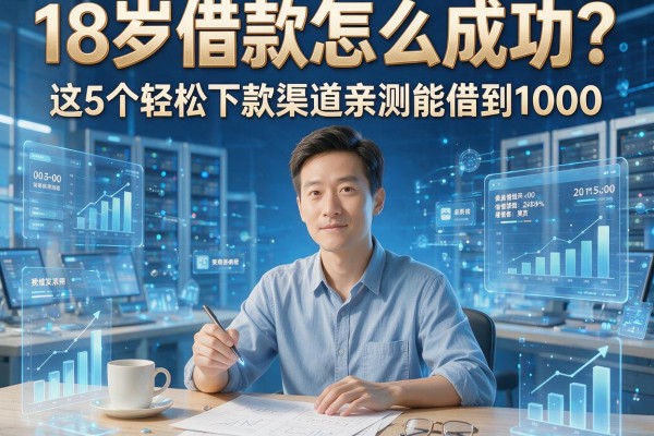 18岁借款怎么成功?这5个轻松下款渠道亲测能借到1000!