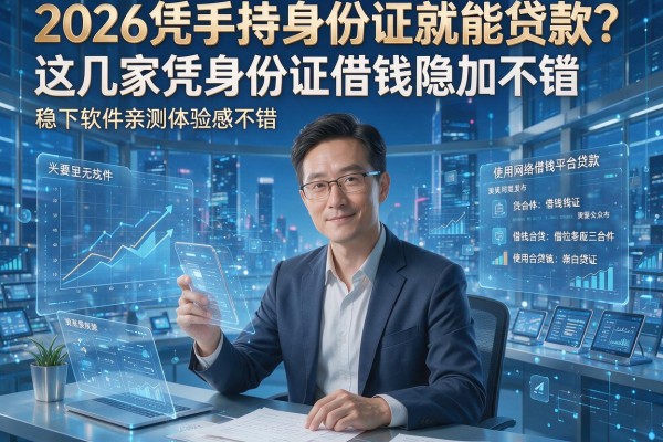 2026凭手持身份证就能贷款？这几家凭身份证借钱稳下软件亲测体验感不错