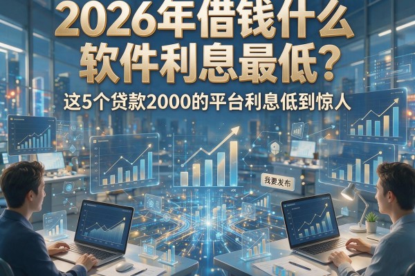 2026年借钱什么软件利息最低?这5个贷款2000的平台利息低到惊人