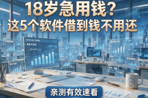 18岁急用钱?这5个软件借到钱不用还,亲测有效速看!