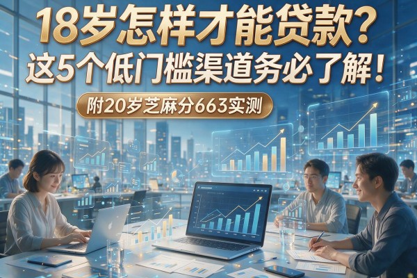 18岁怎样才能贷款?这5个低门槛渠道务必了解!附20岁芝麻分663实测