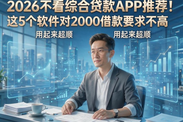 2026不看综合贷款APP推荐!这5个软件对2000借款要求不高,用起来超顺