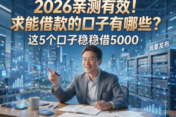 2026亲测有效！求能借款的口子有哪些？这5个口子稳稳借5000