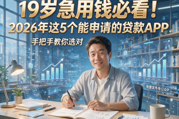 19岁急用钱必看!2026年这5个能申请的贷款APP,手把手教你选对