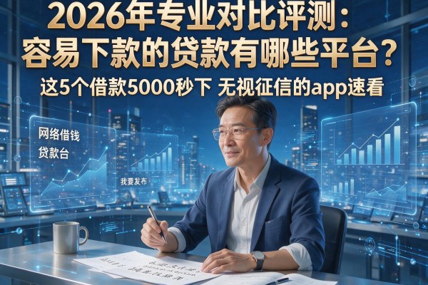 2026年专业对比评测：容易下款的贷款有哪些平台？这5个借款5000秒下无视征信的app速看