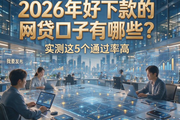 2026年好下款的网贷口子有哪些?实测这5个通过率高!