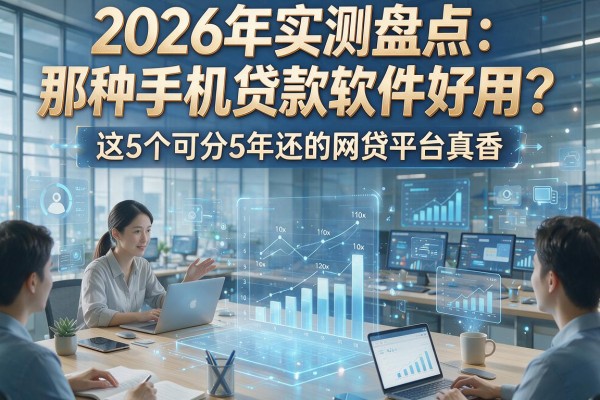 2026年实测盘点：那种手机贷款软件好用？这5个可分5年还的网贷平台真香！