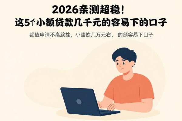2026亲测超稳!这5个小额贷款几千元的容易下的口子,要求不高速度归集