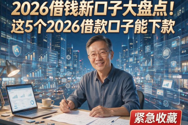 2026借钱新口子大盘点!这5个2026借款口子能下款,紧急收藏
