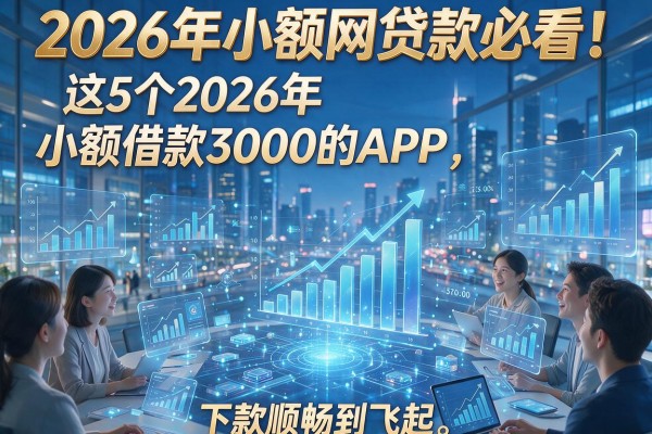 2026年小额网贷款必看!这5个2026年小额借款3000的APP,下款顺畅到飞起