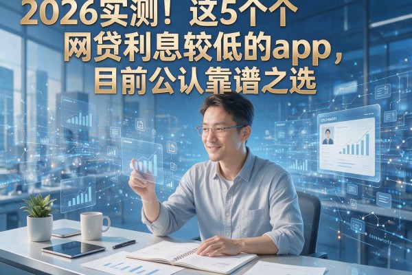 2026实测！这5个网贷利息较低的app，目前公认靠谱之选
