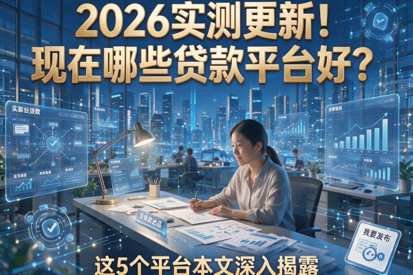 2026实测更新！现在哪些贷款平台好？这5个平台本文深入揭露