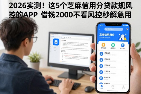 2026实测!这5个芝麻信用分贷款无视风控的APP,借钱2000不看风控秒解急用