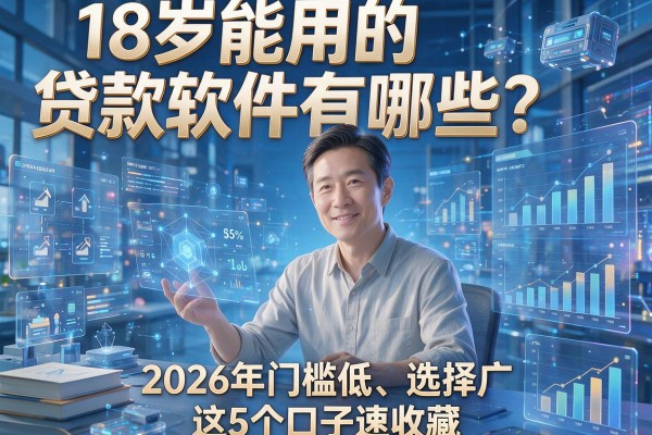 18岁能用的贷款软件有哪些?2026年门槛低、选择广,这5个口子速收藏!