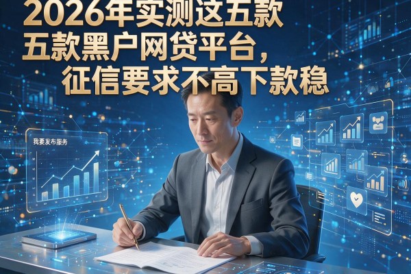 2026年实测这五款黑户网贷平台，征信要求不高下款稳！