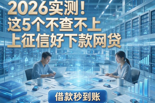 2026实测!这5个不查不上征信好下款网贷,借款秒到账
