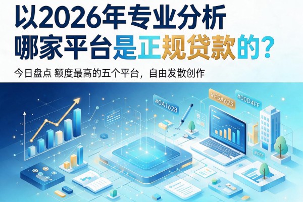 2026年专业分析:哪家平台是正规贷款的?今日盘点额度最高的五个平台
