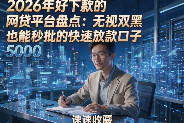 2026年好下款的网贷平台盘点:无视双黑也能秒批5000的快速放款口子,速速收藏!