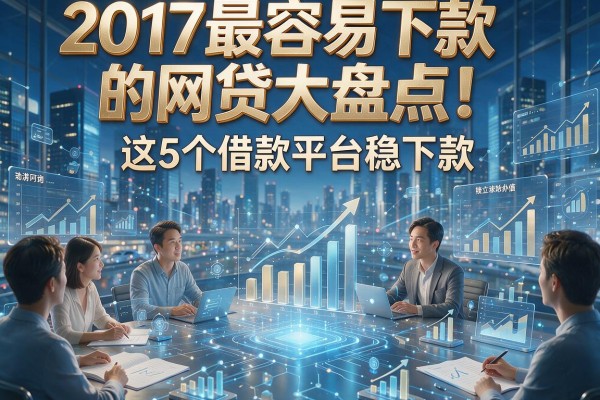 2017最容易下款的网贷大盘点！这5个借款平台稳下款