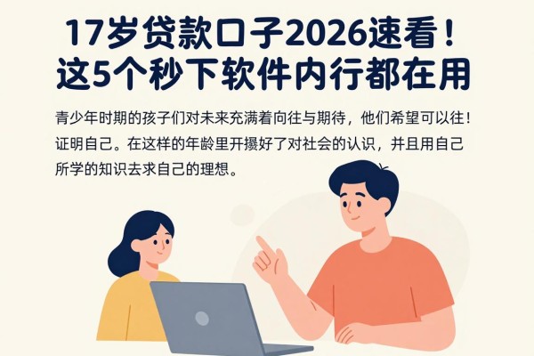 17岁贷款口子2026速看!这5个秒下软件内行都在用
