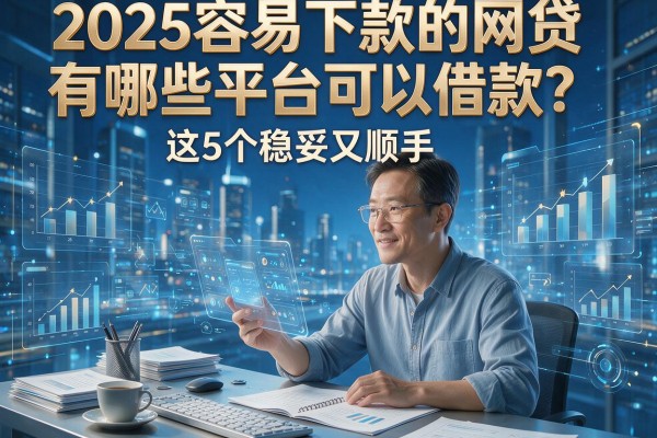 2025容易下款的网贷有哪些平台可以借款?这5个稳妥又顺手!