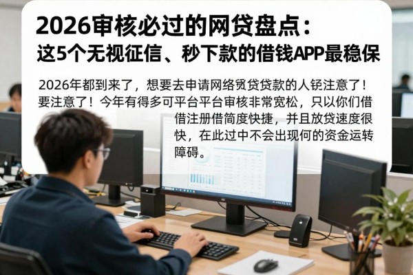2026审核必过的网贷盘点:这5个无视征信、秒下款的借钱APP最稳妥