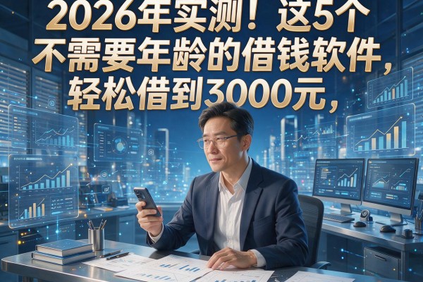 2026年实测!这5个不需要年龄的借钱软件,轻松借到3000元