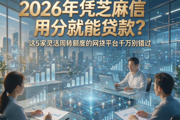 2026年凭芝麻信用分就能贷款？这5家灵活周转额度的网贷平台千万别错过！