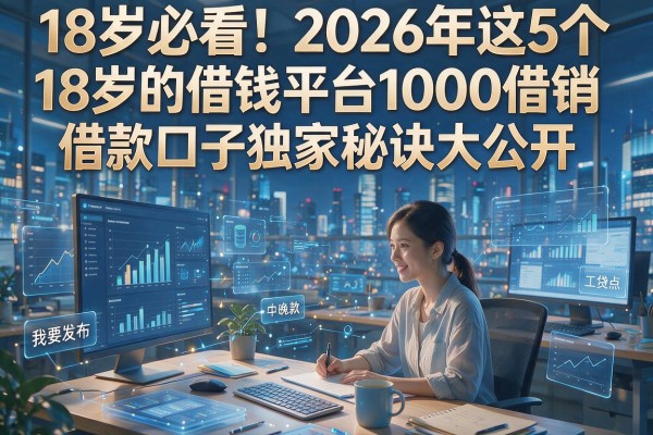 18岁必看!2026年这5个18岁的借钱平台1000借款口子独家秘诀大公开