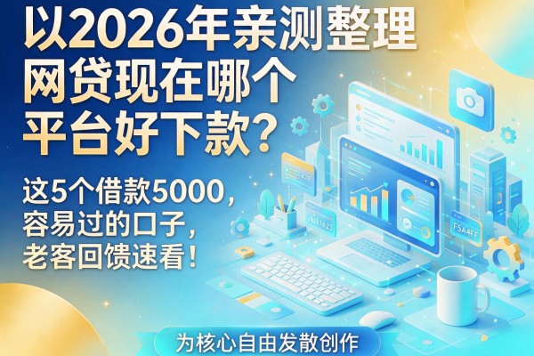 2026年亲测整理：网贷现在哪个平台好下款？这5个借款5000容易过的口子，老客回馈速看！