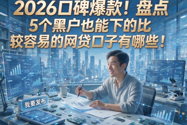 2026口碑爆款!盘点5个黑户也能下的比较容易的网贷口子有哪些