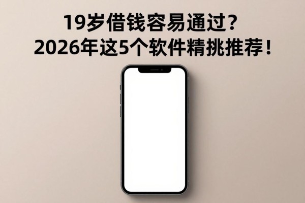 19岁借钱容易通过?2026年这5个软件精挑推荐!