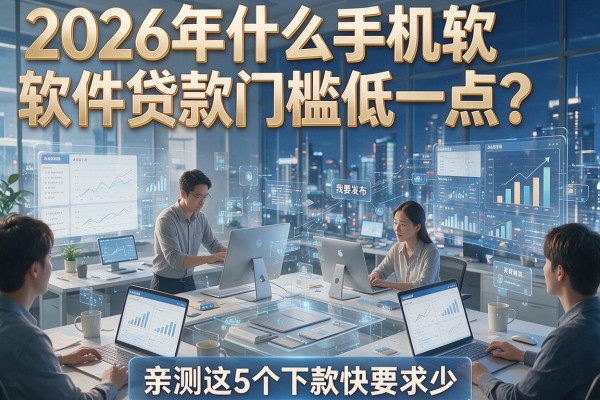 2026年什么手机软件贷款门槛低一点？亲测这5个下款快要求少！