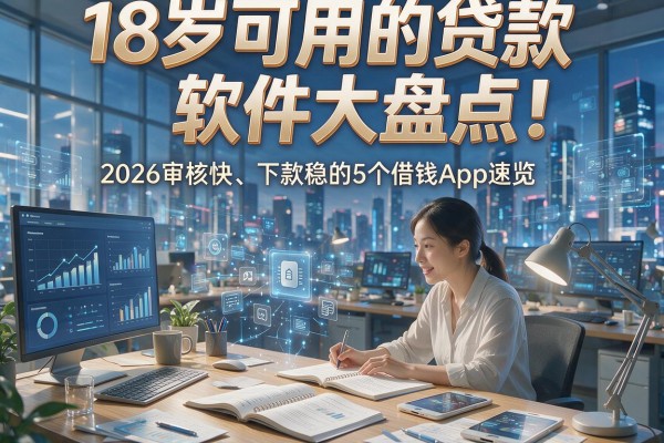 18岁可用的贷款软件大盘点！2026审核快、下款稳的5个借钱App速览
