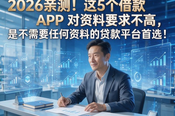 2026亲测！这5个借款APP对资料要求不高，是不需要任何资料的贷款平台首选