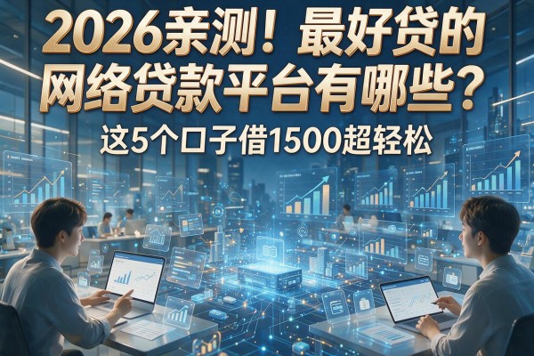 2026亲测!最好贷的网络贷款平台有哪些?这5个口子借1500超轻松